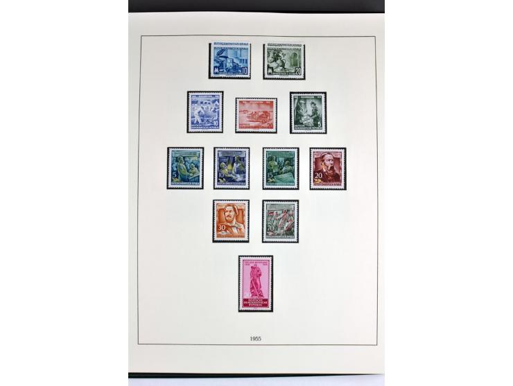 1945/82 (ca.), postfrische und ungebrauchte Sammlung, Bund, Berlin und DDR in den Hauptnummern wohl kpl., dazu schöner Teil A