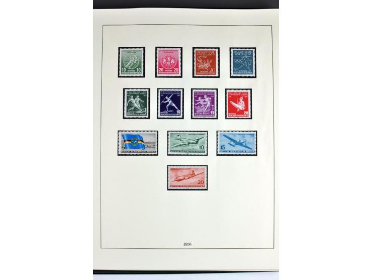 1945/82 (ca.), postfrische und ungebrauchte Sammlung, Bund, Berlin und DDR in den Hauptnummern wohl kpl., dazu schöner Teil A