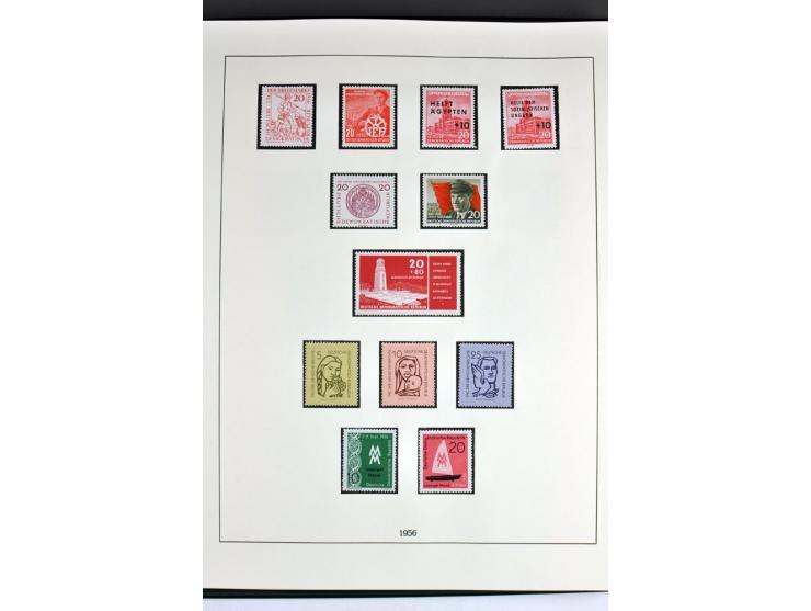 1945/82 (ca.), postfrische und ungebrauchte Sammlung, Bund, Berlin und DDR in den Hauptnummern wohl kpl., dazu schöner Teil A