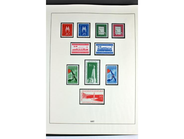 1945/82 (ca.), postfrische und ungebrauchte Sammlung, Bund, Berlin und DDR in den Hauptnummern wohl kpl., dazu schöner Teil A