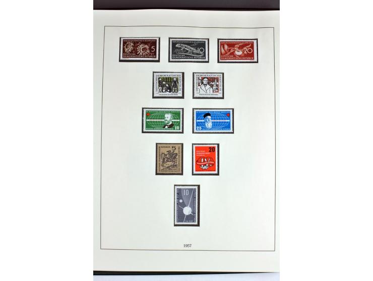 1945/82 (ca.), postfrische und ungebrauchte Sammlung, Bund, Berlin und DDR in den Hauptnummern wohl kpl., dazu schöner Teil A
