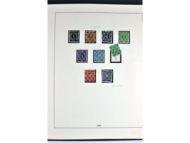 1945/82 (ca.), postfrische und ungebrauchte Sammlung, Bund, Berlin und DDR in den Hauptnummern wohl kpl., dazu schöner Teil A