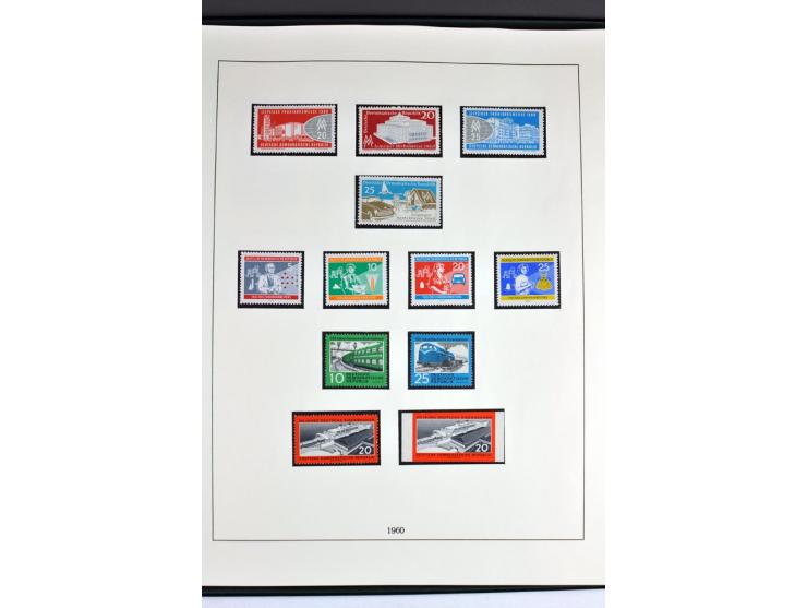 1945/82 (ca.), postfrische und ungebrauchte Sammlung, Bund, Berlin und DDR in den Hauptnummern wohl kpl., dazu schöner Teil A