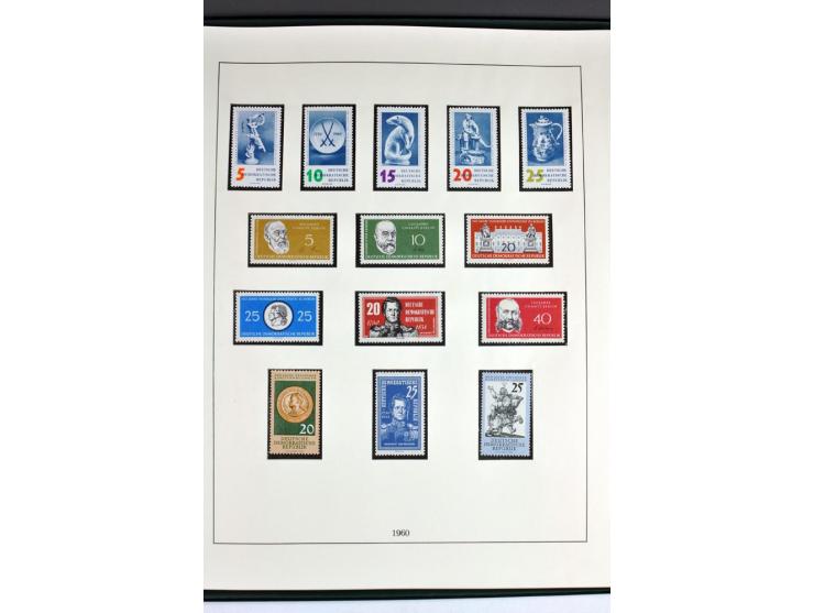 1945/82 (ca.), postfrische und ungebrauchte Sammlung, Bund, Berlin und DDR in den Hauptnummern wohl kpl., dazu schöner Teil A