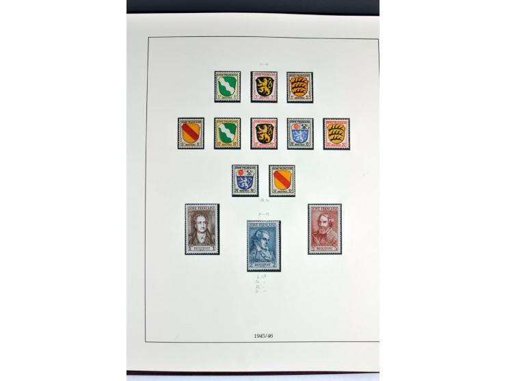 1945/82 (ca.), postfrische und ungebrauchte Sammlung, Bund, Berlin und DDR in den Hauptnummern wohl kpl., dazu schöner Teil A