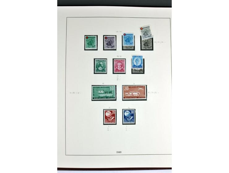 1945/82 (ca.), postfrische und ungebrauchte Sammlung, Bund, Berlin und DDR in den Hauptnummern wohl kpl., dazu schöner Teil A