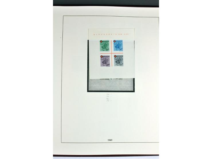 1945/82 (ca.), postfrische und ungebrauchte Sammlung, Bund, Berlin und DDR in den Hauptnummern wohl kpl., dazu schöner Teil A