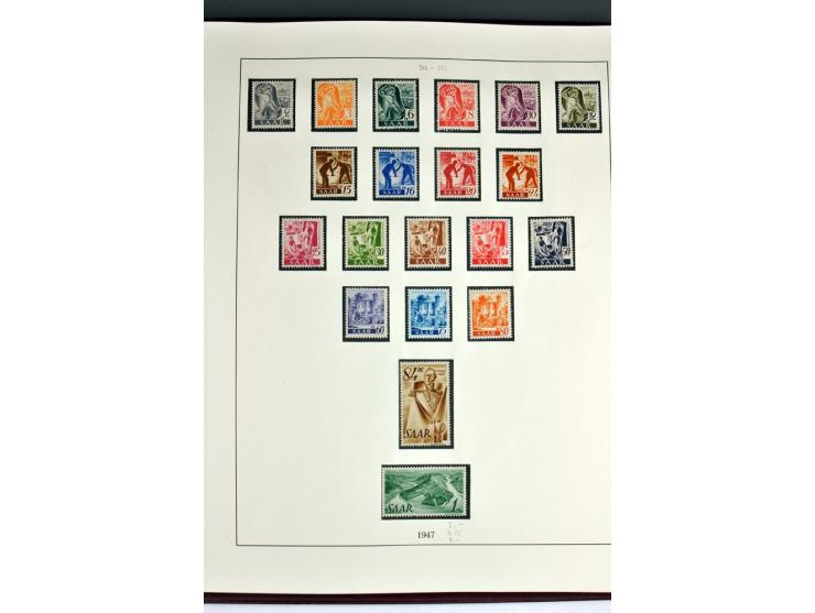 1945/82 (ca.), postfrische und ungebrauchte Sammlung, Bund, Berlin und DDR in den Hauptnummern wohl kpl., dazu schöner Teil A