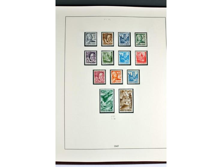 1945/82 (ca.), postfrische und ungebrauchte Sammlung, Bund, Berlin und DDR in den Hauptnummern wohl kpl., dazu schöner Teil A