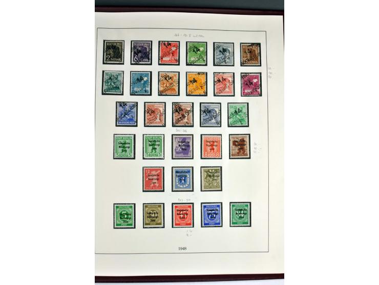 1945/82 (ca.), postfrische und ungebrauchte Sammlung, Bund, Berlin und DDR in den Hauptnummern wohl kpl., dazu schöner Teil A