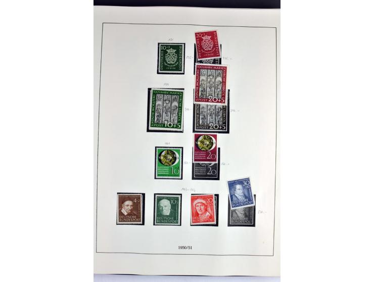 1945/82 (ca.), postfrische und ungebrauchte Sammlung, Bund, Berlin und DDR in den Hauptnummern wohl kpl., dazu schöner Teil A