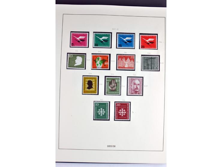 1945/82 (ca.), postfrische und ungebrauchte Sammlung, Bund, Berlin und DDR in den Hauptnummern wohl kpl., dazu schöner Teil A