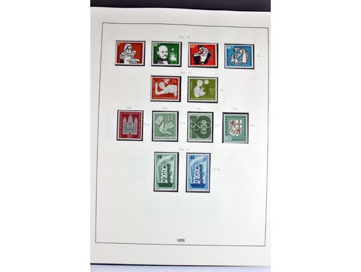 1945/82 (ca.), postfrische und ungebrauchte Sammlung, Bund, Berlin und DDR in den Hauptnummern wohl kpl., dazu schöner Teil A