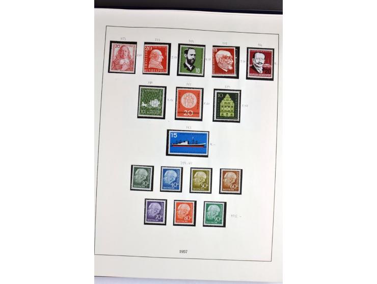 1945/82 (ca.), postfrische und ungebrauchte Sammlung, Bund, Berlin und DDR in den Hauptnummern wohl kpl., dazu schöner Teil A