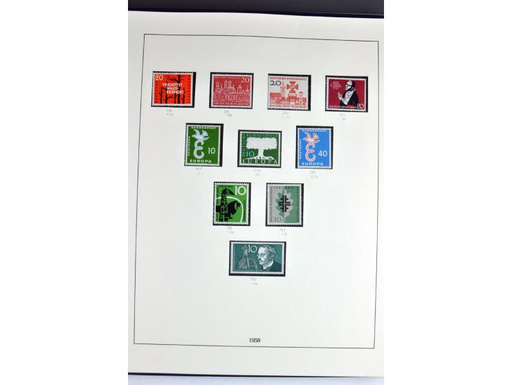 1945/82 (ca.), postfrische und ungebrauchte Sammlung, Bund, Berlin und DDR in den Hauptnummern wohl kpl., dazu schöner Teil A