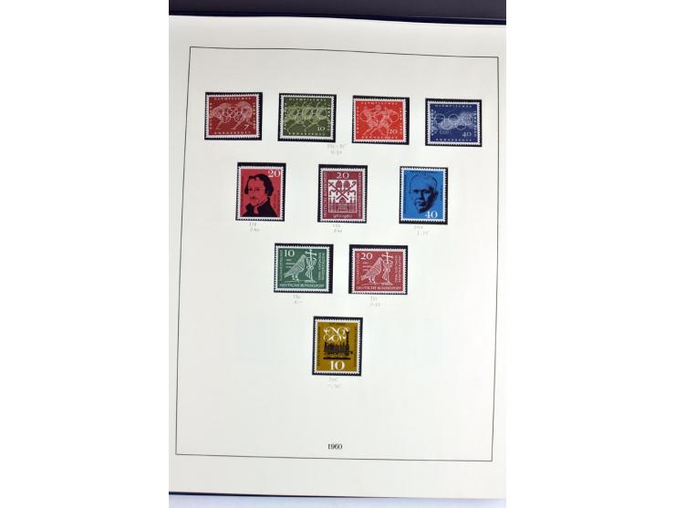 1945/82 (ca.), postfrische und ungebrauchte Sammlung, Bund, Berlin und DDR in den Hauptnummern wohl kpl., dazu schöner Teil A