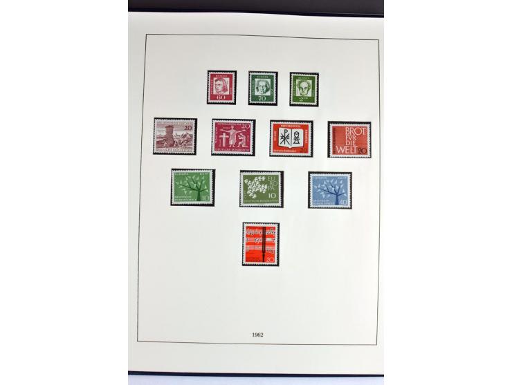 1945/82 (ca.), postfrische und ungebrauchte Sammlung, Bund, Berlin und DDR in den Hauptnummern wohl kpl., dazu schöner Teil A
