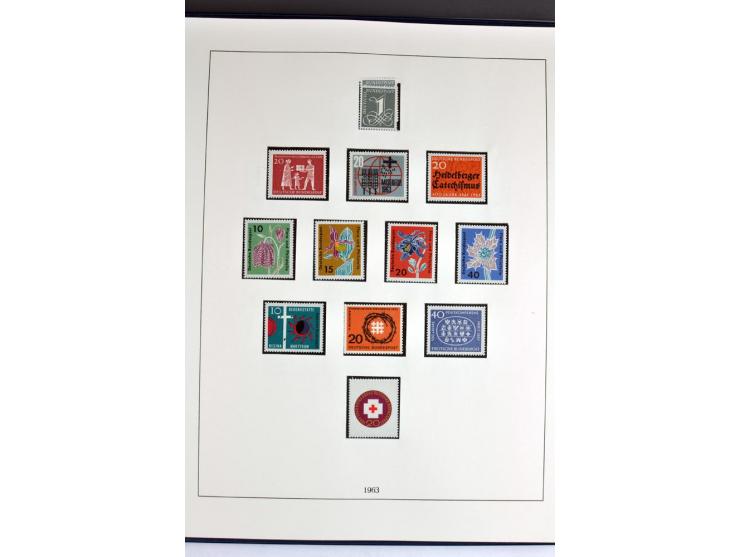 1945/82 (ca.), postfrische und ungebrauchte Sammlung, Bund, Berlin und DDR in den Hauptnummern wohl kpl., dazu schöner Teil A