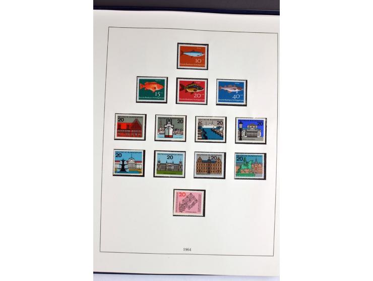 1945/82 (ca.), postfrische und ungebrauchte Sammlung, Bund, Berlin und DDR in den Hauptnummern wohl kpl., dazu schöner Teil A