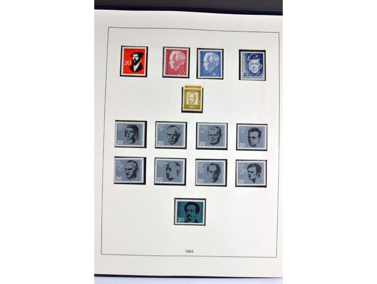 1945/82 (ca.), postfrische und ungebrauchte Sammlung, Bund, Berlin und DDR in den Hauptnummern wohl kpl., dazu schöner Teil A
