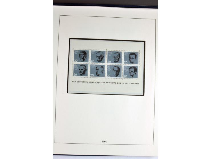 1945/82 (ca.), postfrische und ungebrauchte Sammlung, Bund, Berlin und DDR in den Hauptnummern wohl kpl., dazu schöner Teil A