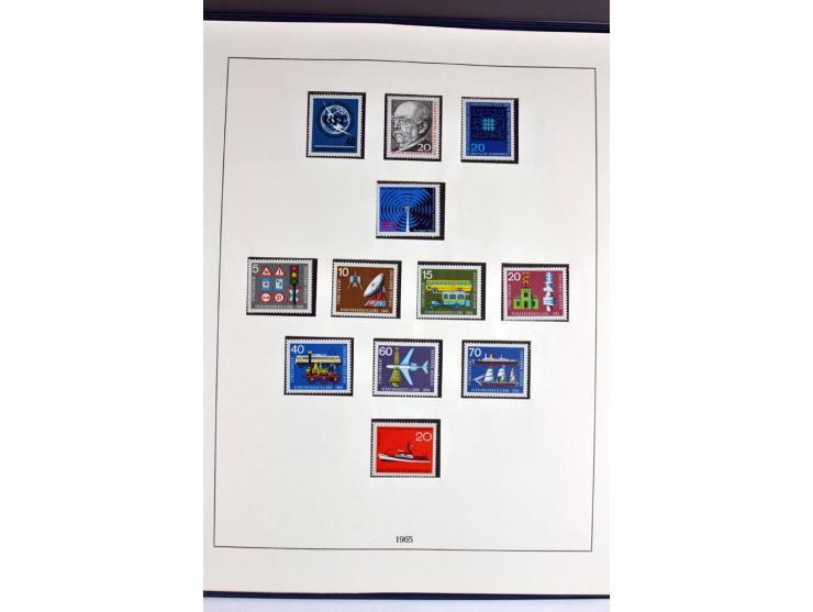 1945/82 (ca.), postfrische und ungebrauchte Sammlung, Bund, Berlin und DDR in den Hauptnummern wohl kpl., dazu schöner Teil A