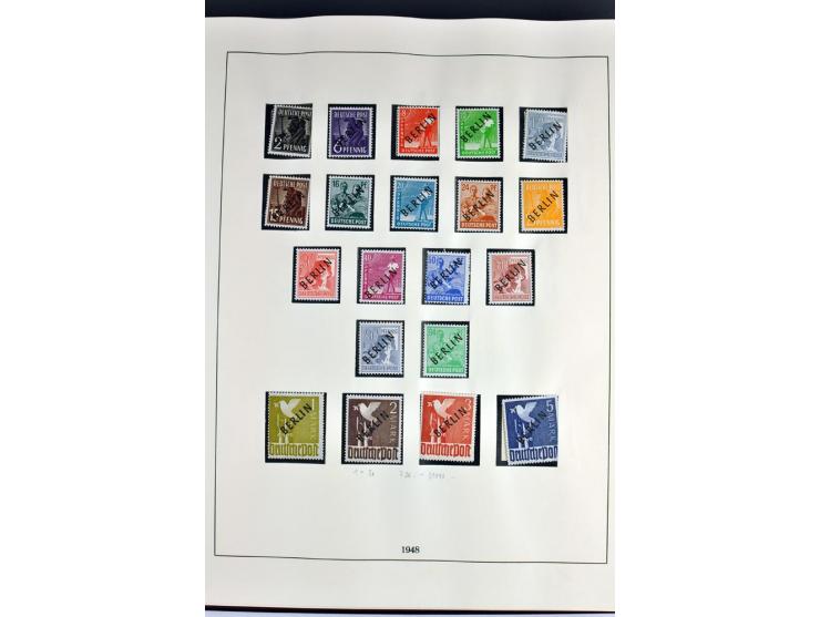 1945/82 (ca.), postfrische und ungebrauchte Sammlung, Bund, Berlin und DDR in den Hauptnummern wohl kpl., dazu schöner Teil A