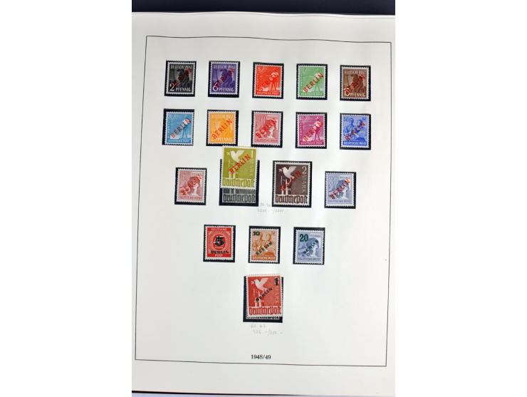 1945/82 (ca.), postfrische und ungebrauchte Sammlung, Bund, Berlin und DDR in den Hauptnummern wohl kpl., dazu schöner Teil A