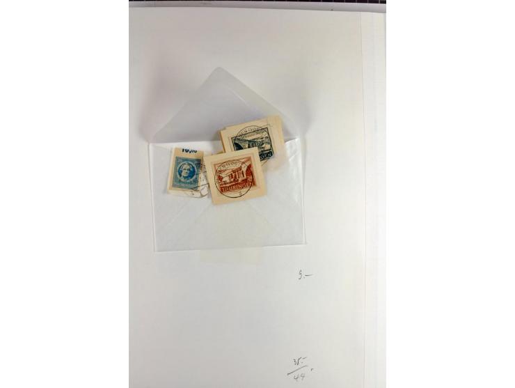 1945/1959, gestempelte Sammlung mit allen Gebieten inkl. Saar mit vielen kpl. und besseren Ausgaben, dabei u.a. SBZ  Block 1 