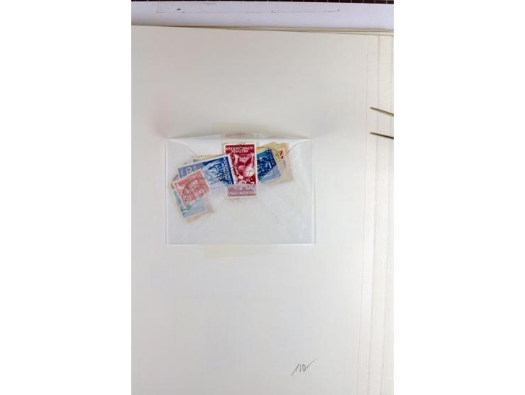 1945/1959, gestempelte Sammlung mit allen Gebieten inkl. Saar mit vielen kpl. und besseren Ausgaben, dabei u.a. SBZ  Block 1 