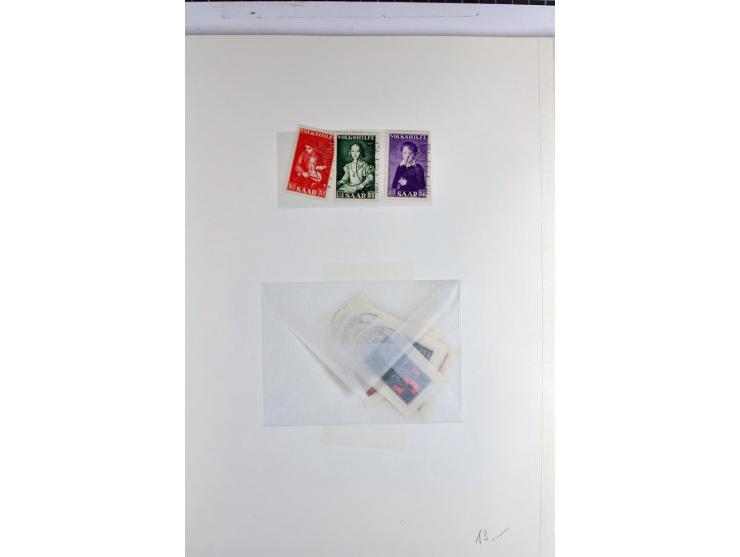 1945/1959, gestempelte Sammlung mit allen Gebieten inkl. Saar mit vielen kpl. und besseren Ausgaben, dabei u.a. SBZ  Block 1 