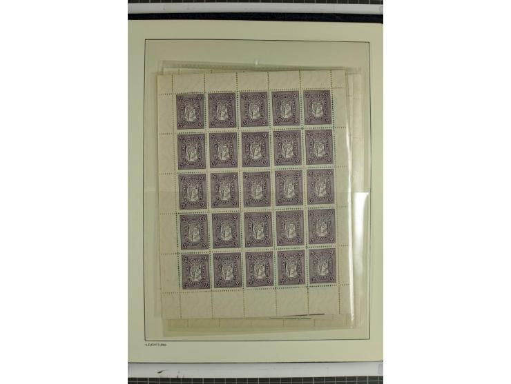 1945/46, Apolda bis Wurzen, umfangreiche, meist postfrische/ungebrauchte und gestempelte Sammlung mit vielen kompletten und b