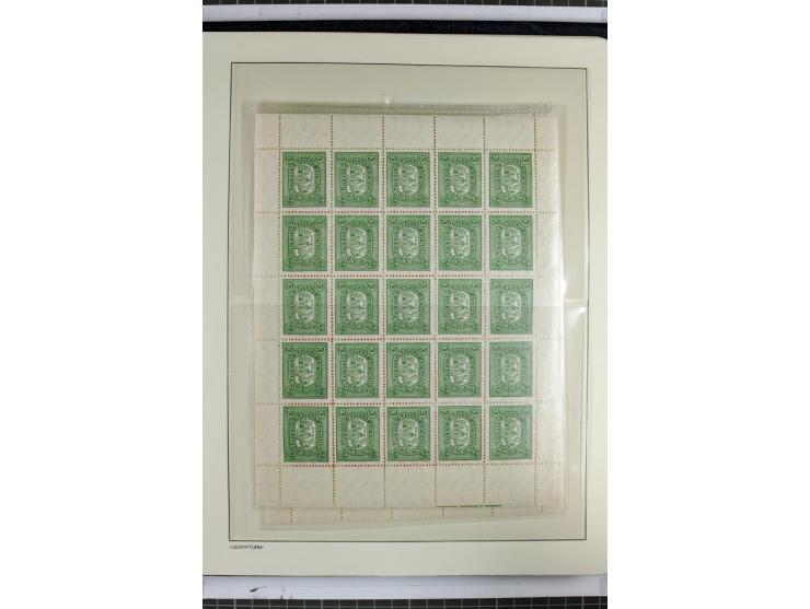 1945/46, Apolda bis Wurzen, umfangreiche, meist postfrische/ungebrauchte und gestempelte Sammlung mit vielen kompletten und b