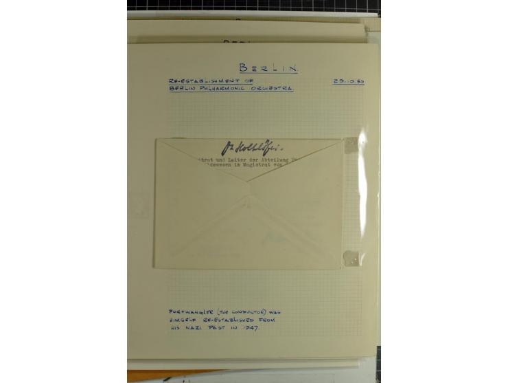 1948/1955, meist ungebrauchte Sammlung auf selbstgefertigten Albenblättern mit einigen besseren und kpl. Ausgaben, dabei auch
