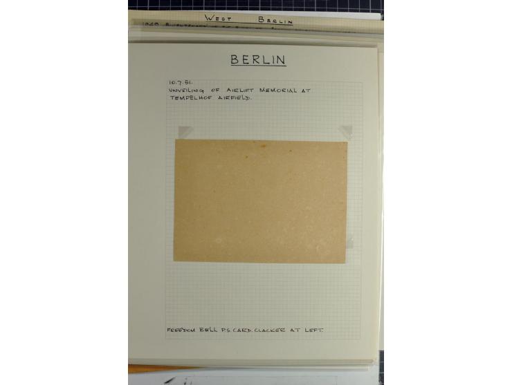 1948/1955, meist ungebrauchte Sammlung auf selbstgefertigten Albenblättern mit einigen besseren und kpl. Ausgaben, dabei auch