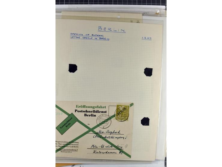 1948/1955, meist ungebrauchte Sammlung auf selbstgefertigten Albenblättern mit einigen besseren und kpl. Ausgaben, dabei auch