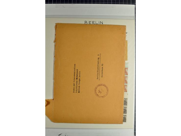 1948/1955, meist ungebrauchte Sammlung auf selbstgefertigten Albenblättern mit einigen besseren und kpl. Ausgaben, dabei auch