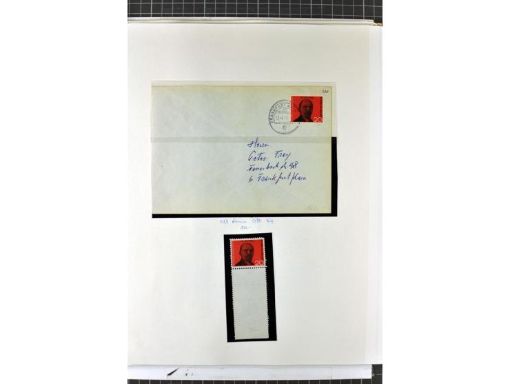 1949/1987, in den Hauptnummern überkpl. postfrische (wenige Werte ungebraucht) und gestempelte Sammlung, dabei Anfangsausgabe