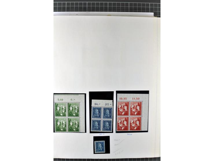 1949/1987, in den Hauptnummern überkpl. postfrische (wenige Werte ungebraucht) und gestempelte Sammlung, dabei Anfangsausgabe