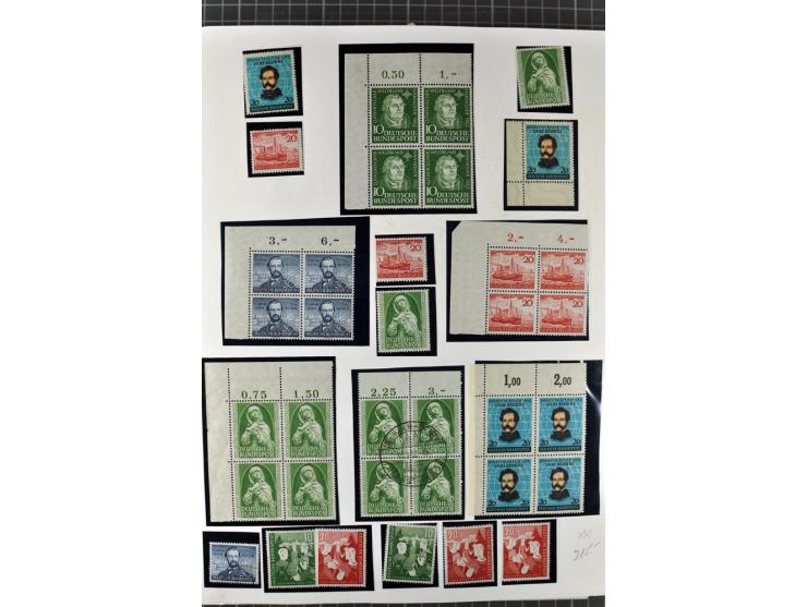 1949/1987, in den Hauptnummern überkpl. postfrische (wenige Werte ungebraucht) und gestempelte Sammlung, dabei Anfangsausgabe