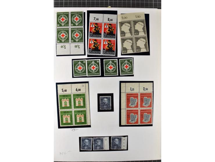 1949/1987, in den Hauptnummern überkpl. postfrische (wenige Werte ungebraucht) und gestempelte Sammlung, dabei Anfangsausgabe