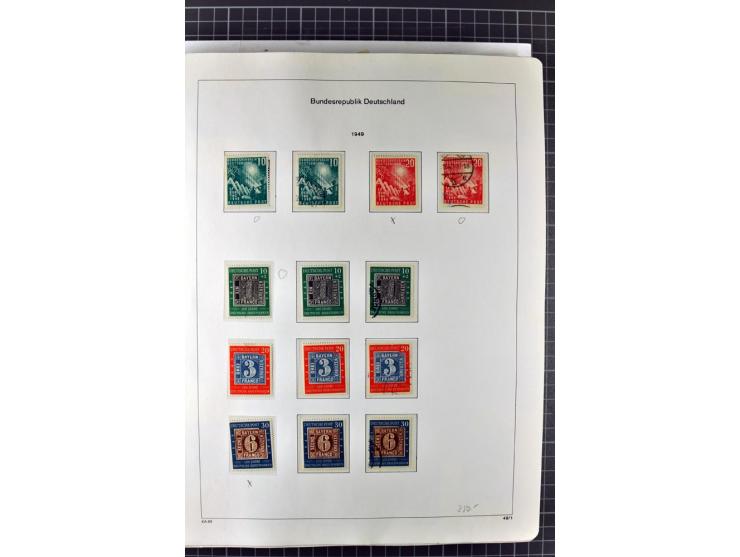 1949/1987, in den Hauptnummern überkpl. postfrische (wenige Werte ungebraucht) und gestempelte Sammlung, dabei Anfangsausgabe