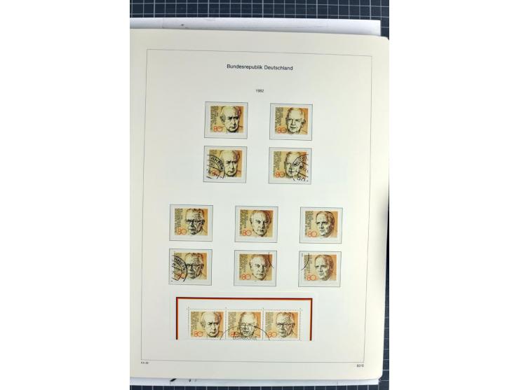 1949/1987, in den Hauptnummern überkpl. postfrische (wenige Werte ungebraucht) und gestempelte Sammlung, dabei Anfangsausgabe