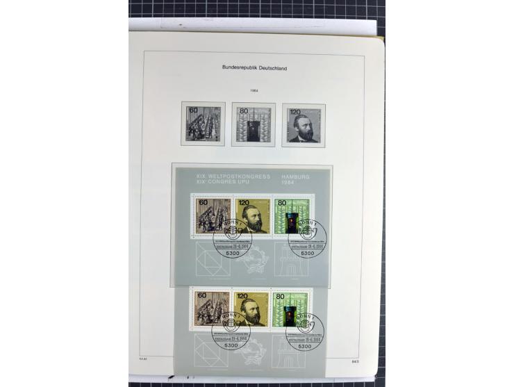1949/1987, in den Hauptnummern überkpl. postfrische (wenige Werte ungebraucht) und gestempelte Sammlung, dabei Anfangsausgabe