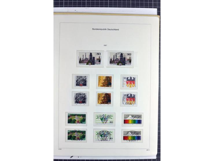 1949/1987, in den Hauptnummern überkpl. postfrische (wenige Werte ungebraucht) und gestempelte Sammlung, dabei Anfangsausgabe