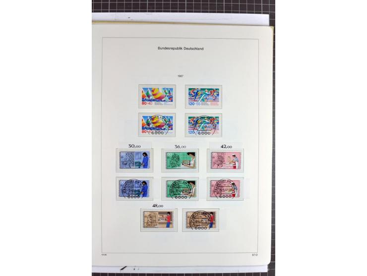 1949/1987, in den Hauptnummern überkpl. postfrische (wenige Werte ungebraucht) und gestempelte Sammlung, dabei Anfangsausgabe