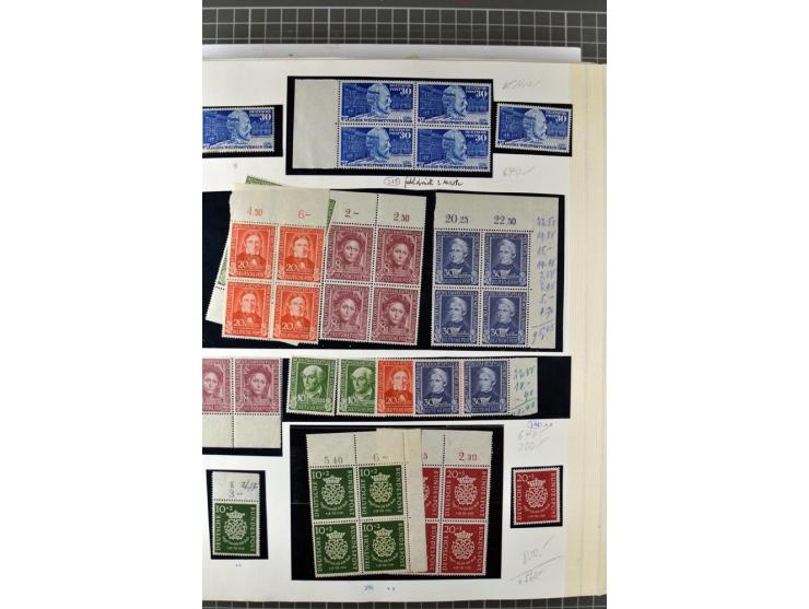 1949/1987, in den Hauptnummern überkpl. postfrische (wenige Werte ungebraucht) und gestempelte Sammlung, dabei Anfangsausgabe