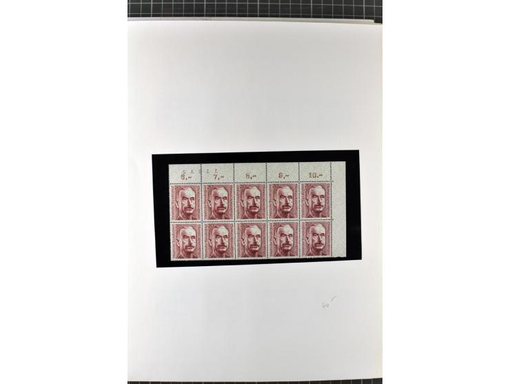 1949/1987, in den Hauptnummern überkpl. postfrische (wenige Werte ungebraucht) und gestempelte Sammlung, dabei Anfangsausgabe