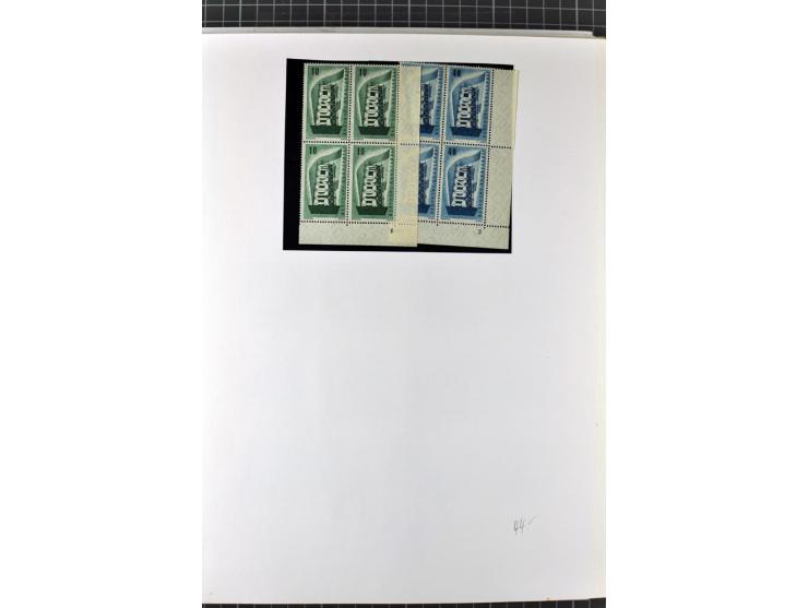 1949/1987, in den Hauptnummern überkpl. postfrische (wenige Werte ungebraucht) und gestempelte Sammlung, dabei Anfangsausgabe