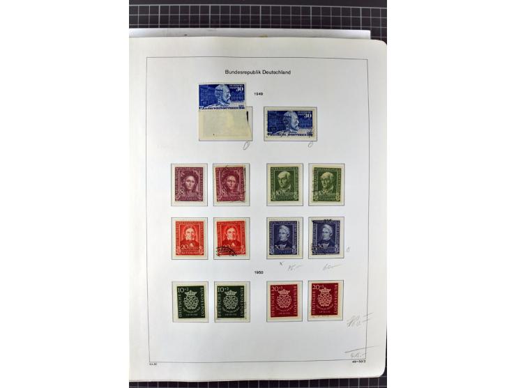 1949/1987, in den Hauptnummern überkpl. postfrische (wenige Werte ungebraucht) und gestempelte Sammlung, dabei Anfangsausgabe